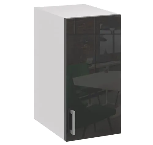 roe furniture Küchenhängeschrank 30 cm – Küchenoberschrank mit 1 Tür & 2 Regalfächern – Wandschrank für Küche, 30×60×31 cm – Hängeschrank aus Holzwerkstoff, melaminbeschichtet, Wandmontage