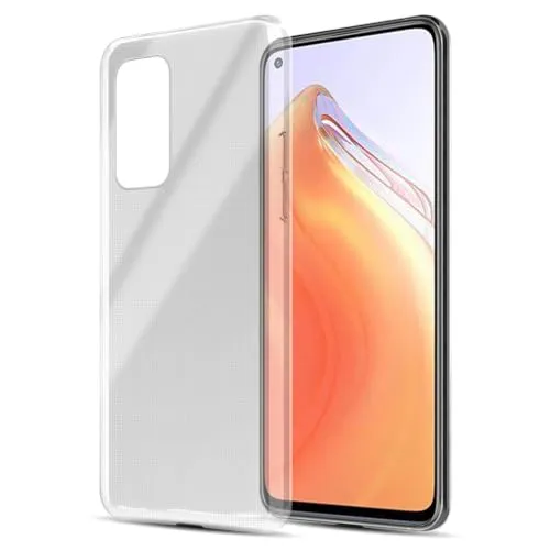 Cadorabo Hülle kompatibel mit Xiaomi Mi 10T / Mi 10T PRO Hülle Silikon Handyhülle für Mi 10T Case aus [Nie vergilben Technologie], Kratzfeste Schutzhülle für Xiaomi Mi 10T - VOLL TRANSPARENT