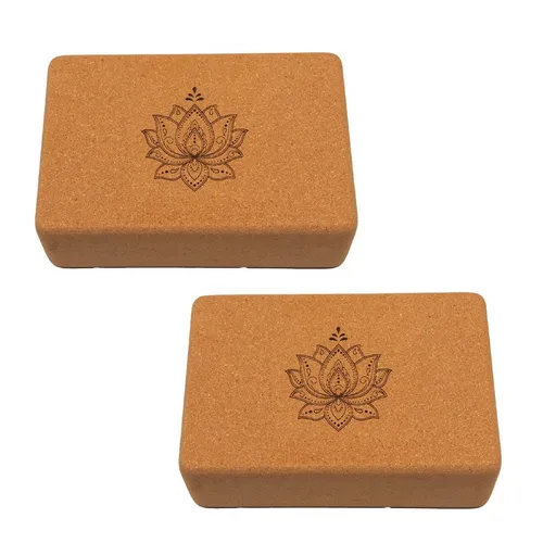 Produktbild DIVASYA Yoga Block Kork – Stabiler Korkblock für Yoga und Pilates