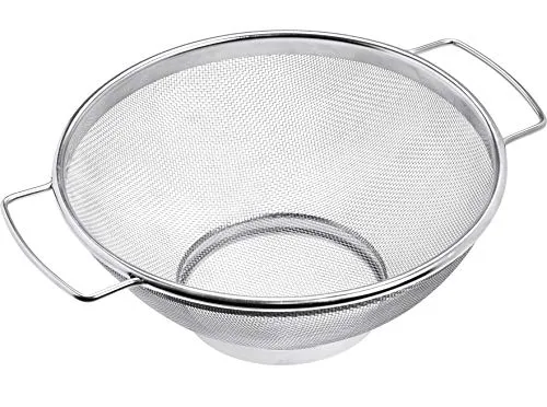 Lurch 210280 Standsieb mit stabilem Fuß aus Edelstahl Ø 21,5cm