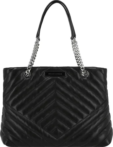 Armani Exchange Victoria Shopper schwarz 949156-4R742-00020 - Handtaschen aus hochwertigem Lederimitat, stilvolles Design für jeden Anlass und ideal für den Alltag.