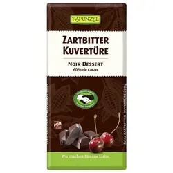 Rapunzel Backzutat Zartbitter Kuvertüre 200g von Rapunzel