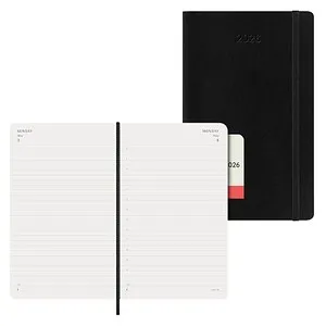 Moleskine 12 Monate Tagesnotizkalender 2026, L/A5 von Moleskine