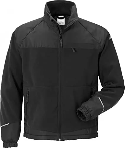 Fristads Kansas Workwear 115683 Airtech Fleecejacke Gr. XXL, Schwarz - Funktionsjacke mit atmungsaktivem Airtech-Futter, wind- und wasserdicht. Ideal für anspruchsvolle Outdoor-Aktivitäten.