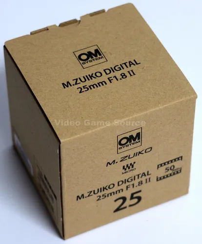 OM SYSTEM M.Zuiko Digital 25 mm F1.8 II Objektiv - Micro Four Thirds Weitwinkelobjektiv, lichtstark mit F1.8 für kreative Fotografie. Staub- und spritzwassergeschützt, ideal für Reisen und Portraits.