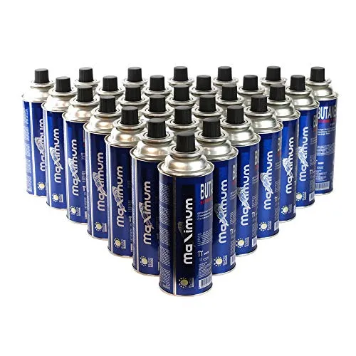 MaXimum Big Pack 36 x 227 Gramm Gas Kartuschen Butan Gas ES-01