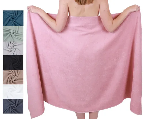 Betz Badetuch XXL Berlin 100 x 200 cm in pink von Betz