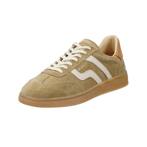 Gant Veloursleder Sneaker Beige 41 EU - Stylischer Sneaker aus Veloursleder in Beige, Größe 41 EU. Bequeme Schnürung und Blockabsatz für optimalen Tragekomfort im Alltag.