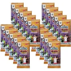 Topps Match Attax EXTRA Bundesliga 2023/24 - 20 Booster - Sammelkarten für Fußballfans: 20 Booster mit 12 neuen Karten pro Booster, darunter Spieler-, Team- und Spezialkarten für strategische Spiele und Traum-Teams.