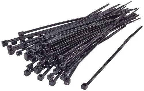 TRU COMPONENTS TC-BT-200-3.6-UVB Kabelbinder 200mm 3.6mm Schwarz UV-Witterungsstabil 100St.