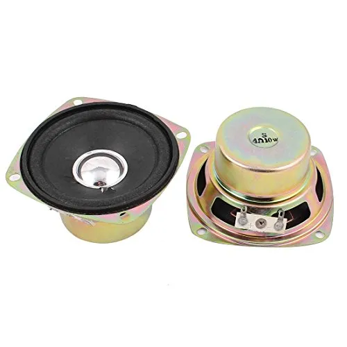 sourcing map 10W 4Ohm Interne Magnet Lautsprecher Lautsprecher 7,5X 7,5X 4cm 2 de