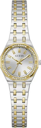 Guess Damen Armbanduhr PIXIE GW0931L3 Edelstahl bicolor - Silber - Elegante Guess Armbanduhr mit bicolor Edelstahlarmband und funkelnden Steinchen. Perfekt für besondere Anlässe und den täglichen Gebrauch. Wasserdicht bis 30 m und mit hochwertigem Quarzwerk ausgestattet.