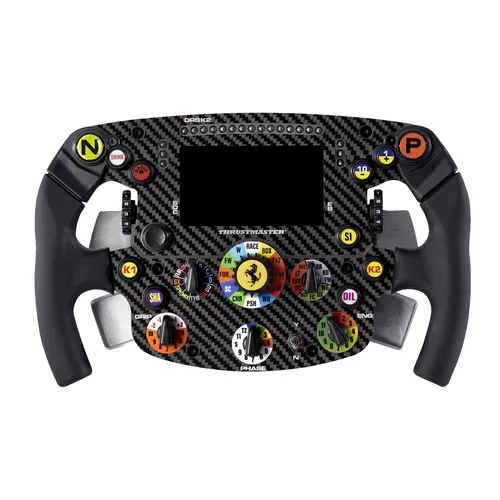 Thrustmaster Ferrari SF1000 Formula Edition - Hochwertiges Lenkrad für PC und Konsolen, perfektes Fahrgefühl für Rennsport-Enthusiasten