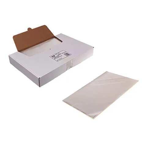 2.000 Stück PP Zuschnitte 20my glasklar 240 x 360 mm | Trennpapier | Einschlagpapier | HUTNER