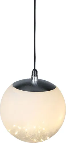 Dekorative leuchtende Kugel mit LED, Ø 18 cm