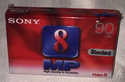 SONY 90 PAL Standard Video 8 High Quality & Durability NEU in OVP