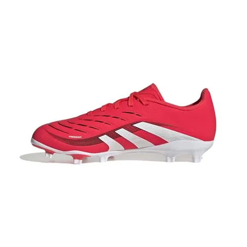 adidas Predator League JUNIOR Fußballschuhe FG/MG - Hochwertige Fußballschuhe mit Hybridfeel Obermaterial und Strikescale Gummilamellen für optimalen Grip auf verschiedenen Böden.