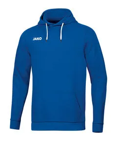 JAKO Unisex Kinder Base Kapuzensweat, Royal, 152 EU - Funktionsjacken aus GOTS-zertifizierter Bio-Baumwolle, ideal für Komfort und Nachhaltigkeit, mit weichem Griff und praktischen Taschen.