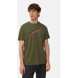 camel active Herren T-Shirt mit Print aus nachhaltigem Organic Cotton - T-Shirt aus 100% Baumwolle für hohen Tragekomfort, lässig und bequem im Regular Fit, ideal für den Alltag und umweltfreundlich.