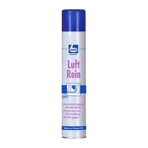 Dr. Becher Luft Rein Neutralisationsspray 500ml - Haushaltsreiniger & Staubsauger, ideal gegen Tabak- und Tiergerüche, sorgt für frische Luft und eine feine Vernebelung für effektive Geruchsneutralisation.