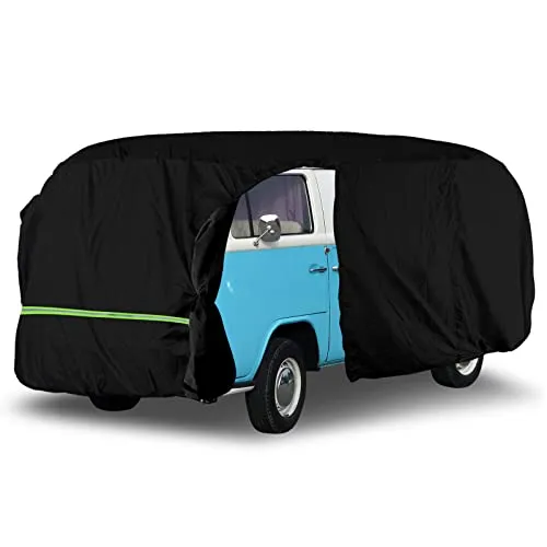 Vollständige Autoabdeckung Ersatz für VW Type 2 T1 T2 T3 1950-1992, 300D Wetterfest UV-beständig Autoabdeckung Vollständiger Garagenersatz Ersatz für VW Bus Westfalia Camper