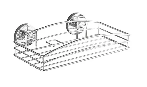 Self Confort - WENKO Vacuum-Loc Wandablage ohne Bohren - Praktische Duschablage mit innovative Vacuum-Loc-Technologie für einfache Montage ohne Bohren. Ideal zur Aufbewahrung von Pflegeprodukten und flexibel repositionierbar.