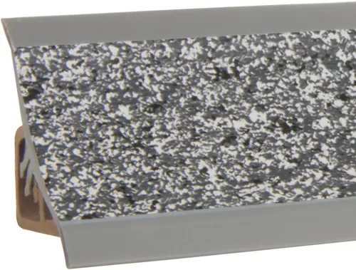 HOLZBRINK Küchenabschlussleiste Granit dunkel 23x23mm 1,5m - Selbstklebende PVC-Wandabschlussleiste in Granit dunkel, ideal für den Innenbereich. Mit einer Länge von 150 cm sorgt sie für einen sauberen Abschluss Ihrer Arbeitsplatten.