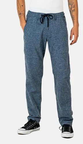 Reell Reflex Evo Navy Linen XL long - Stylische Herrenhose - Modische Herrenhose aus hochwertigem Leinen, ideal für lässige Outfits. Bequem und atmungsaktiv, perfekt für den Sommer.