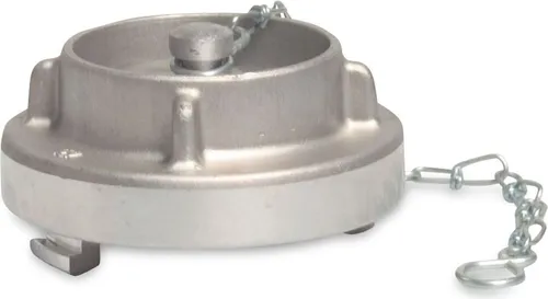 Storz Blindkupplung Endkappe mit Kette - Aluminium Typ 75B
