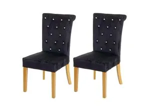 2er-Set Esszimmerstuhl MCW-D22 in gold von MCW