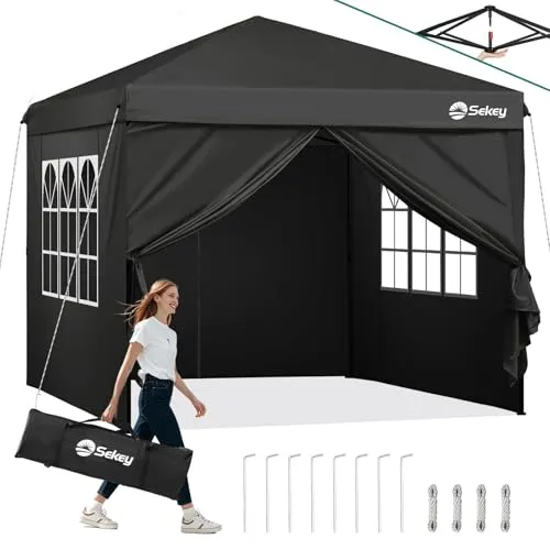 Sekey Pop Up Pavillon 3x3 in schwarz von Sekey