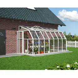 Wintergarten Sun Room 448 x 200,5cm Grün