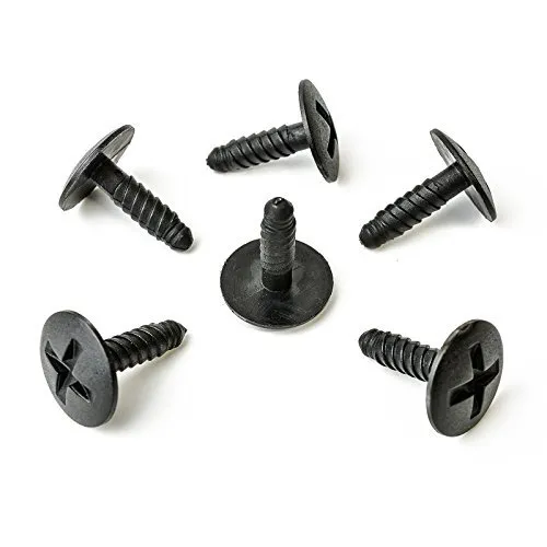 10x Kunststoff Schraube Halter Befestigung Clips Golf T5 in schwarz von MYBA-S