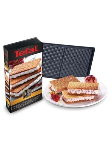 Tefal XA8005 Waffelplatte - Sonstiges Küchenkleingeräte-Zubehör, ideal für perfekt gebräunte Waffeln, einfach zu reinigen und langlebig, für köstliche Frühstücks- und Dessertideen.