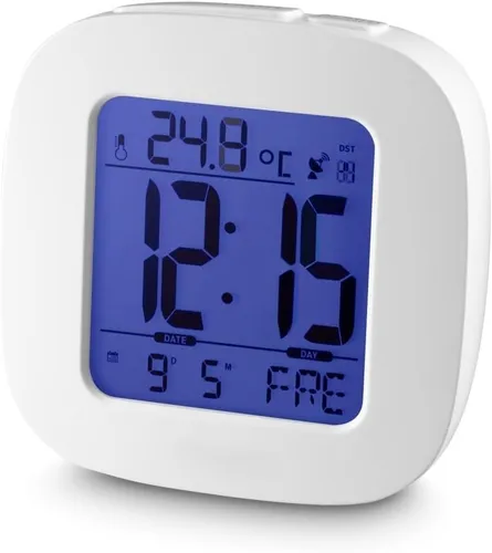 Digital Funkwecker DCF Funkuhr Hama Temperaturanzeige 186372 Alarm