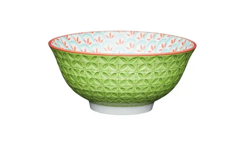 WestCraft Schale KitchenCraft - Ceramik Stoneware Bowl, Schale, Schüssel 15,7 cm, Steingut, (1-tlg), wunderschöne Tisch Suppen Dessert Bowl, Vietnam Steingut 15x7cm