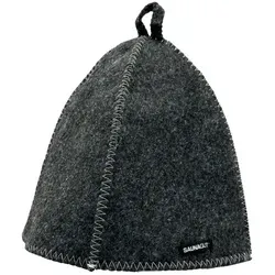 Saunagut Sauna-Mütze grau aus Filz