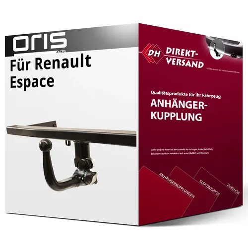 Oris Abnehmbare Anhängerkupplung für Renault Espace (2015-2019)
