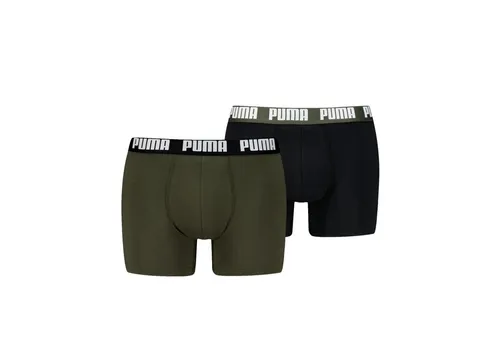 PUMA Boxershorts PUMA MEN EVERYDAY BASIC BOXERS 2P (2er Pack) mit Logobund