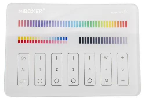 MiBoxer 2,4G 4 Zone TOUCH Wand Controller M4 RGB+CCT