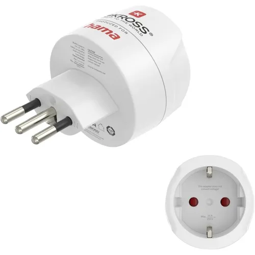 Hama 00223484 Reiseadapter  Reiseadapter Typ J, L, N, 3-polig, für die Schwei...