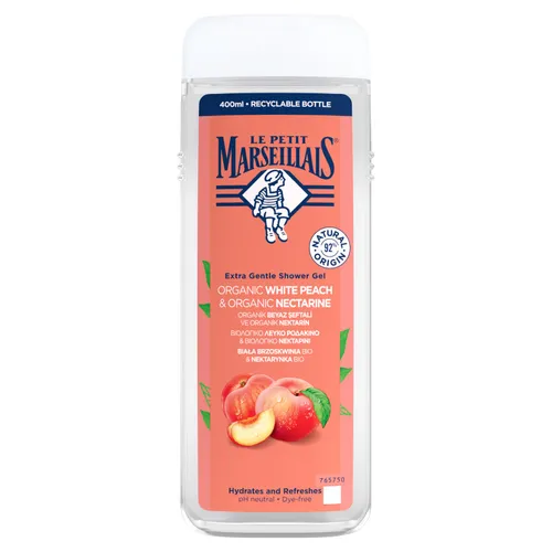 Duschcreme Le Petit Marseillais Duschgel BIO weißer Pfirsich und Nektarine 400ml