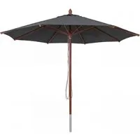 MCW Sonnenschirm Anthrazit 400x400 cm – Hochwertiger Gastronomie-Sonnenschirm