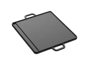 Tepro Universal Guss-Wendeplatte Größe L - Grillzubehör mit hitzebeständigem Gusseisen für perfekte Grillresultate. Die zweiseitig nutzbare Platte sorgt für optimale Wärmeverteilung und schützt vor Rückflammen.