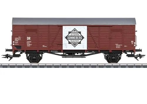 Märklin H0 46152 Gedeckter Güterwagen Gbkl der DR - H0 Güterwagen für Modellbahnen, detailgetreu im Maßstab 1:87, ideal für Sammler und Modellbahnliebhaber der Epoche IV.