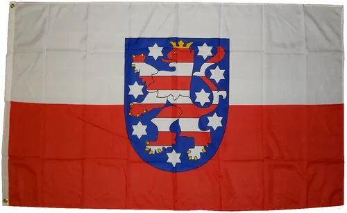 Flagge Thüringen 90 x 150 cm Hissfahne Fahne Bundesland Sturmfahne Flagge