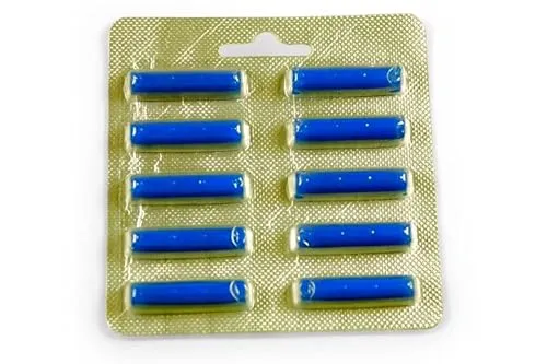 Stück Luftfrischer Duftstäbchen Staubsaugerdeo Duftis Lufterfrischer Duftpatronen Deo Blau (Meeresbrise) für alle Beutel Staubsauger z.B. Vorwerk Miele Siemens Bosch Electrolux und alle anderen 10