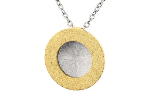 Ernstes Design Kettenanhänger Edelstahl bicolor AN1018 von Ernstes Design