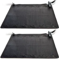 Intex Solarmatte Poolheizung 2 Stk 1,2x1,2 m Schwarz
