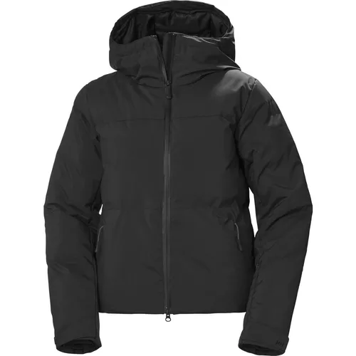 Helly Hansen Nora Short Puffy Jacke Schwarz XS - Wintersport-Bekleidung mit warmer Synthetikisolierung, ideal für maximale Bewegungsfreiheit und Komfort auf der Piste.